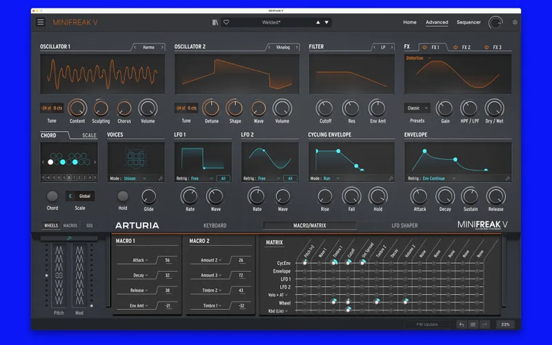 Arturia MiniFreak V (plugin)