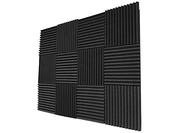 Foamily Acoustic Foam Wedge Panels 12x12x2 (12-pack)