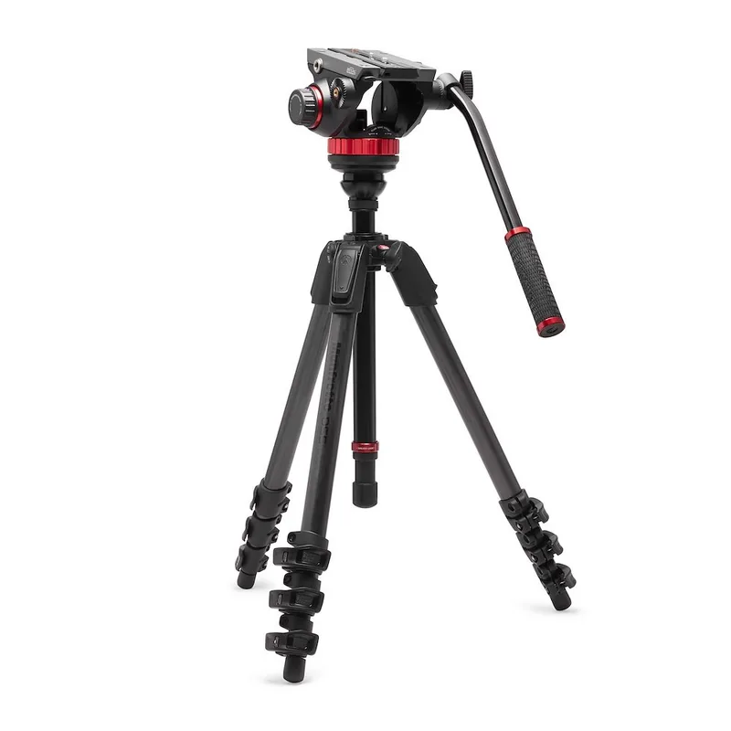 Manfrotto 4-Section CF Video Tripod Kit (502AH head)