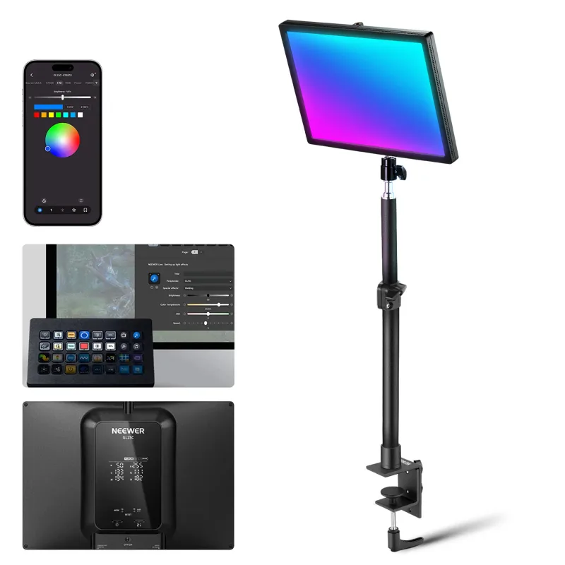 Neewer GL25C RGB Streaming Key Light