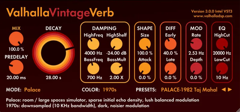 Valhalla VintageVerb